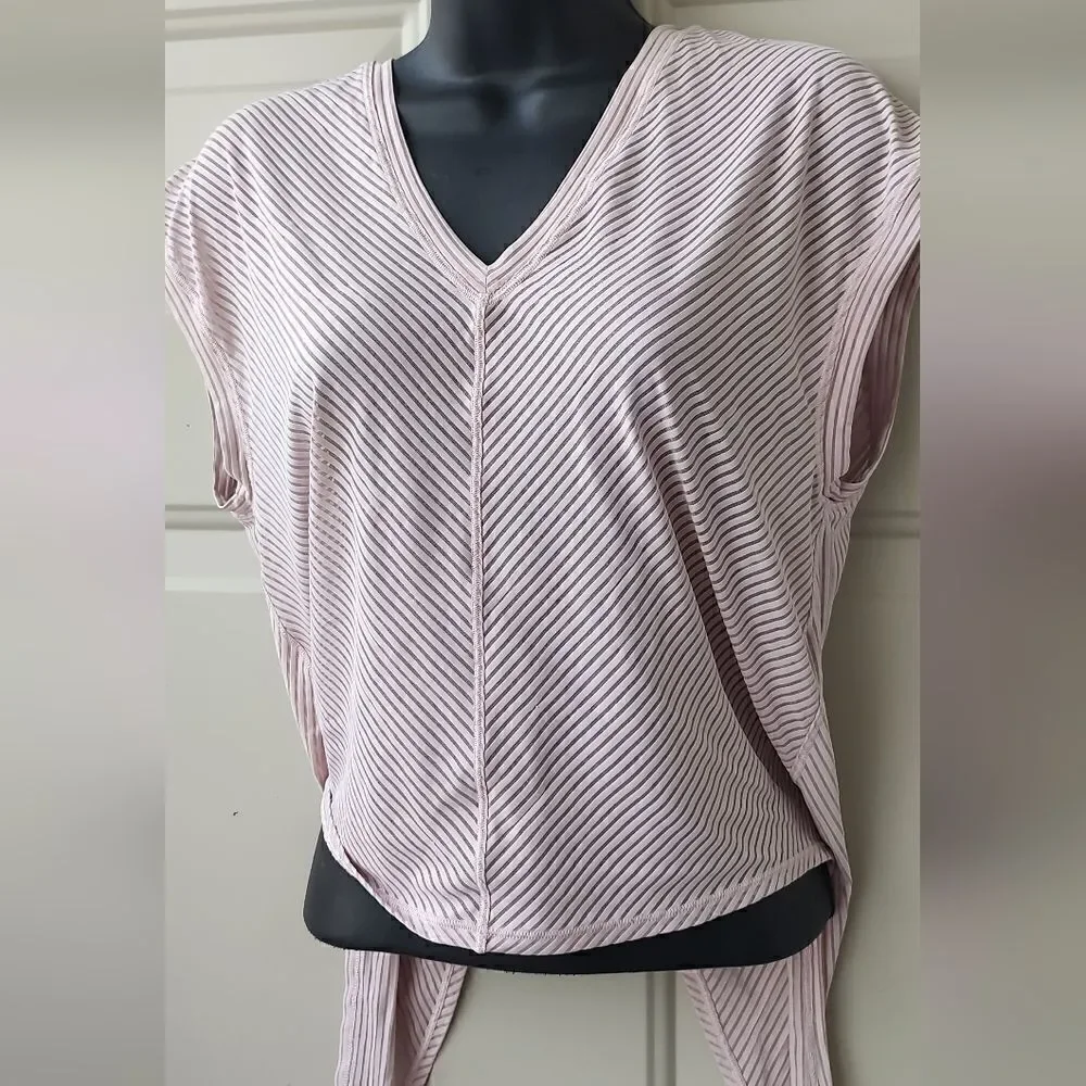 Lululemon Women's Sheer Striped Top Size 4